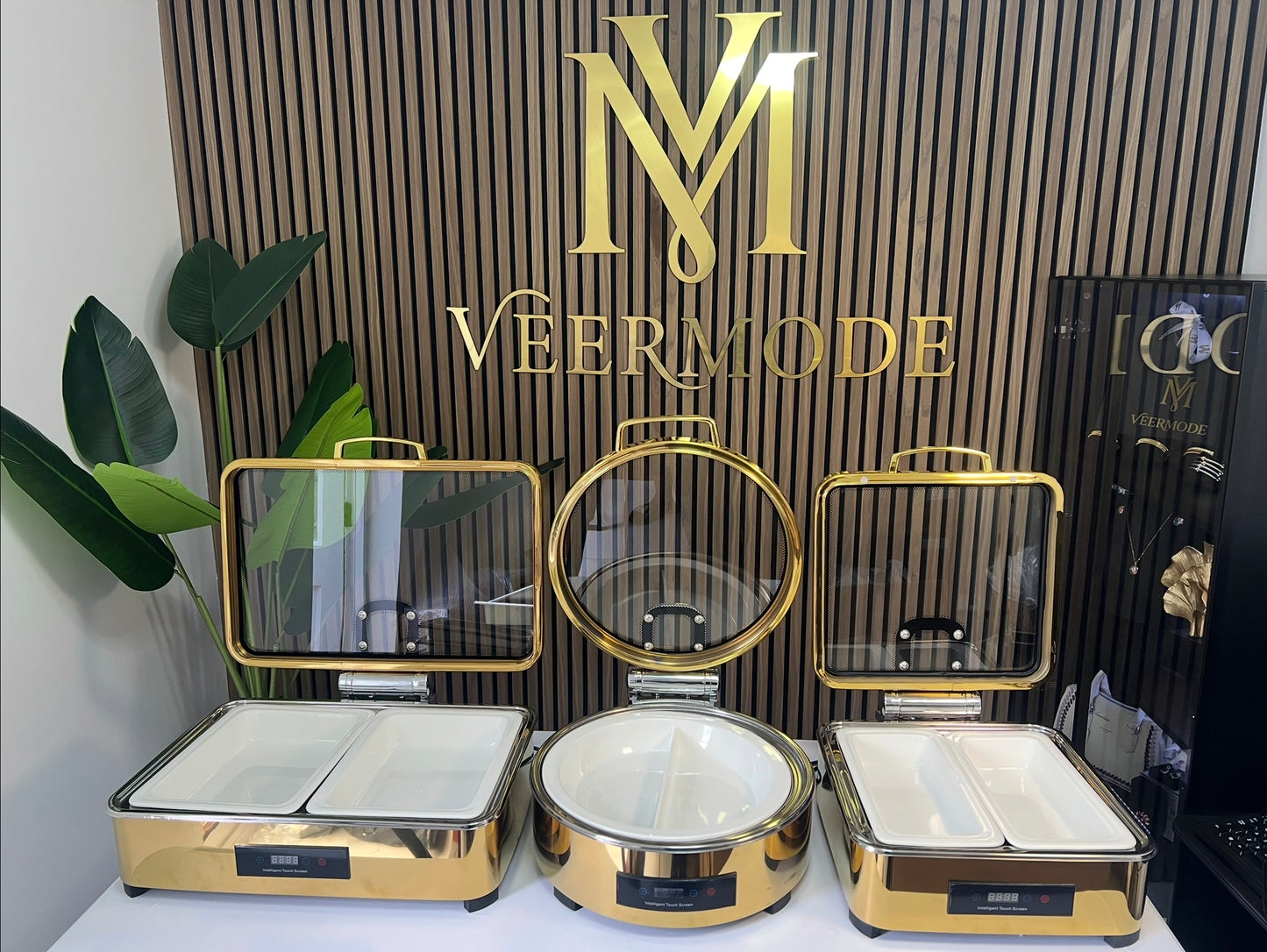 Veermode PureServe 1/2 Ceramic Buffet Pan – Large Premium Catering Food Basin