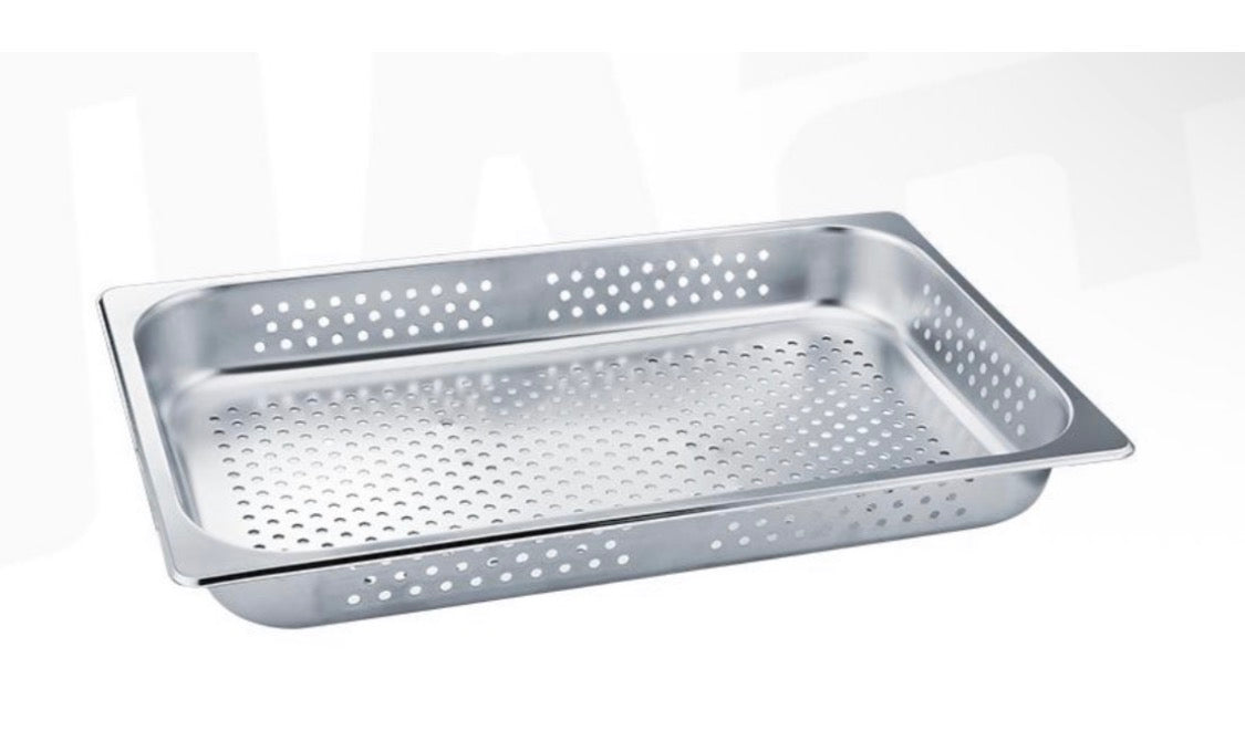 Veermode ProFlow Stainless Steel Perforated Buffet Pan – Catering Drain Tray Insert