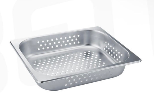 Veermode 1/2 perforated buffet pan stainless steel catering drain insert