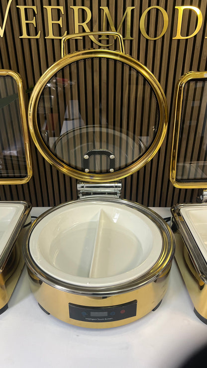 PureServe 1/3 Ceramic Buffet Pan – Premium Catering Food Basin