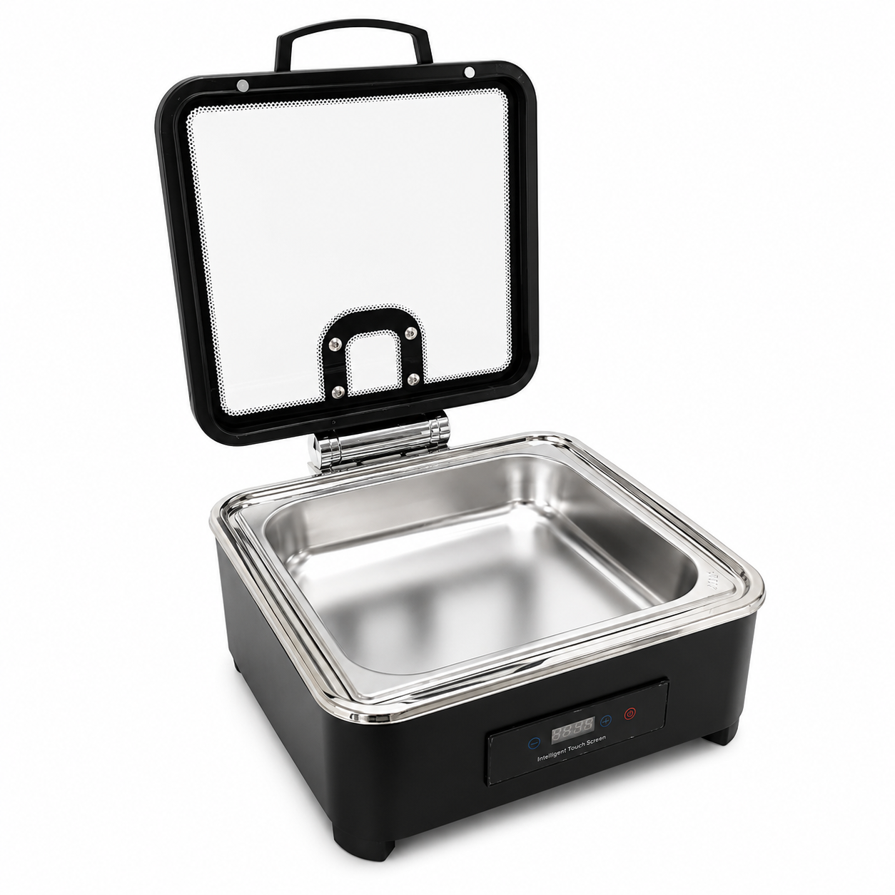 Veermode Black Square Buffet Warmer