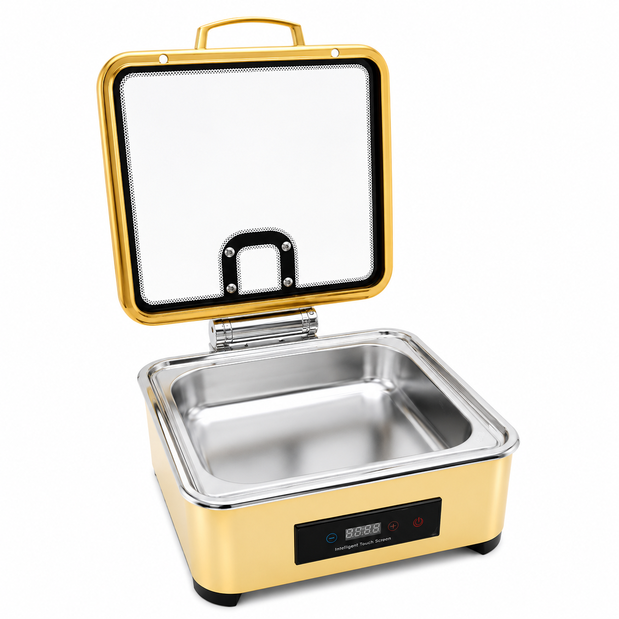 Veermode Gold Square Buffet Warmer